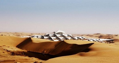 В китайской пустыне будет построен необычный отель