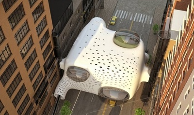 В Нью-Йорке недавно открылся «космический» отель