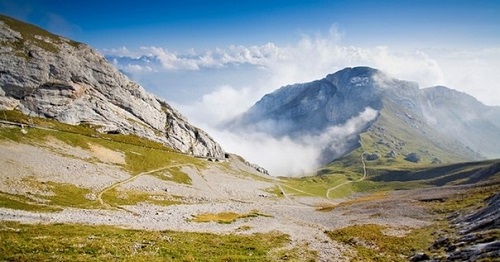 Вершина горы Пилатус в Люцерне (Швейцария)